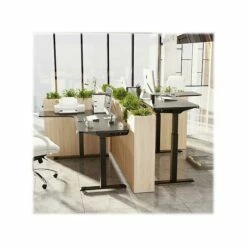 Eureka Ergonomic 30"-48"H L-Shaped Adjustable Standing Desk, Black (ED1874-BK) 17 Eureka Ergonomic 30"-48"H L-Shaped Adjustable Standing Desk, Black (ED1874-BK) -STAPLES Sales 00E26669 8E72 43BC AD30CF6635EE9BD9 sc7