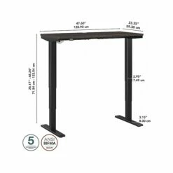 Bush Business Furniture Move 40 28"-48"H Electric Adjustable Standing Desk, Storm Gray/Black (M4S4824HCBK) 14 Bush Business Furniture Move 40 28"-48"H Electric Adjustable Standing Desk, Storm Gray/Black (M4S4824HCBK) -STAPLES Sales 0230983B 2B31 43B8 842A48A2B6EDC82D sc7