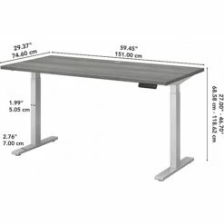 Bush Business Furniture Move 60 Series 27"-47"H Adjustable Standing Desk, Platinum Gray/Cool Gray Metallic (M6S6030PGSK) 14 Bush Business Furniture Move 60 Series 27"-47"H Adjustable Standing Desk, Platinum Gray/Cool Gray Metallic (M6S6030PGSK) -STAPLES Sales 03899B6C AD42 4513 A3A4E0E838292AA1 sc7
