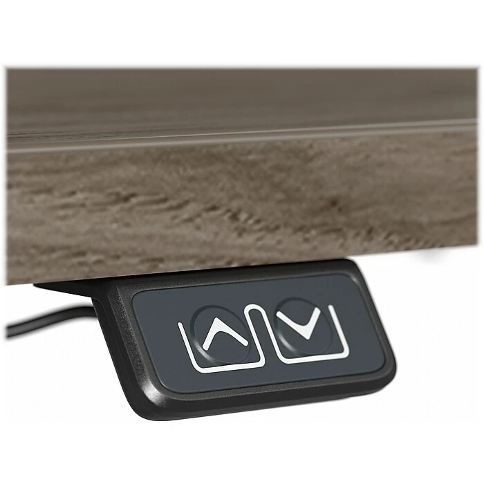 Bush Business Furniture Move 40 28"-48"H Electric Adjustable Standing Desk, Modern Hickory/Black (M4S6030MHBK) 8 Bush Business Furniture Move 40 28"-48"H Electric Adjustable Standing Desk, Modern Hickory/Black (M4S6030MHBK) - Image 6