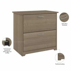 Bush Furniture Cabot 2-Drawer Lateral File Cabinet, Letter/Legal, Ash Gray, 31" (WC31280) 13 Bush Furniture Cabot 2-Drawer Lateral File Cabinet, Letter/Legal, Ash Gray, 31" (WC31280) -STAPLES Sales 0CFCE563 A84C 4241 874C2FE7293E45E3 sc7