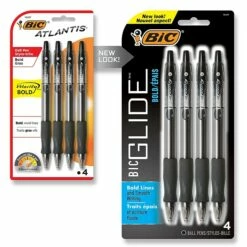 BIC Glide Bold Retractable Ballpoint Pen, Bold Point, Black Ink, 4/Pack (VLGBP41-BLK) 15 BIC Glide Bold Retractable Ballpoint Pen, Bold Point, Black Ink, 4/Pack (VLGBP41-BLK) -STAPLES Sales 0D787DF5 9FD2 4904 B36A63B53DE9A6CA sc7