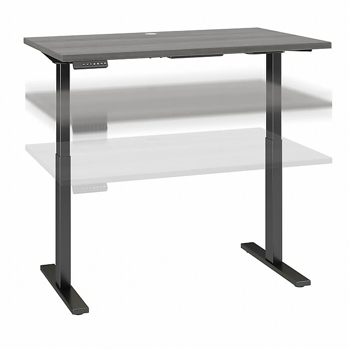 Bush Business Furniture Move 60 Series 27"-48" Adjustable Standing Desk, Platinum Gray/Black Powder Coat (M6S4824PGBK) 3 Bush Business Furniture Move 60 Series 27"-48" Adjustable Standing Desk, Platinum Gray/Black Powder Coat (M6S4824PGBK)