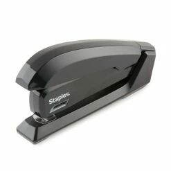Staples One-Touch Desktop Stapler, 20 Sheet Capacity, Black, 500 (44436)