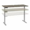Bush Business Furniture Move 60 Series 27"-48" Adjustable Standing Desk, Modern Hickory/Cool Gray Metallic (M6S6030MHSK) 2 Bush Business Furniture Move 60 Series 27"-48" Adjustable Standing Desk, Modern Hickory/Cool Gray Metallic (M6S6030MHSK) -STAPLES Sales 18F44CBF 1316 4ECC 8724CE6AB4EEAC06 sc7
