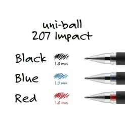 Uni-ball 207 Impact Gel Pens, Bold Point, Red Ink, Dozen (65802) 18 Uni-ball 207 Impact Gel Pens, Bold Point, Red Ink, Dozen (65802) -STAPLES Sales 191653E6 14F9 4DE3 9745865D1F2DBF27 sc7