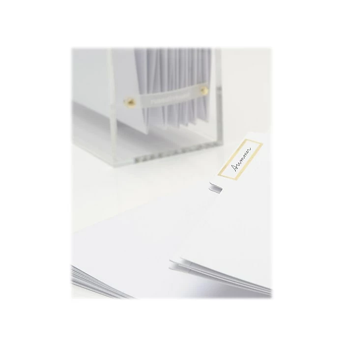 Russell+Hazel Acrylic Slim File Box Bundle, Letter Size, Clear (38594) 4 Russell+Hazel Acrylic Slim File Box Bundle, Letter Size, Clear (38594) - Image 2