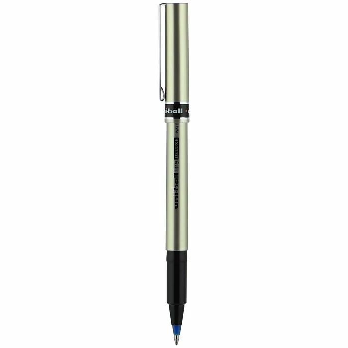 Uni Deluxe Rollerball Pen,Fine Point, Blue Ink, Dozen (60053) 5 Uni Deluxe Rollerball Pen,Fine Point, Blue Ink, Dozen (60053) - Image 3