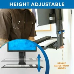 Mount-It! Monitor And Keyboard Wall Mount, Height Adjustable Standing Keyboard Tray, 25" W Tray, VESA Mount Required (MI-7915) 13 Mount-It! Monitor And Keyboard Wall Mount, Height Adjustable Standing Keyboard Tray, 25" W Tray, VESA Mount Required (MI-7915) -STAPLES Sales 1E7D0EF5 60D6 4E58 AF25CE0FEDCB564C sc7