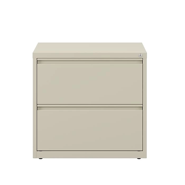 Staples Commercial 2 File Drawers Lateral File Cabinet, Locking, Putty/Beige, Letter/Legal, 30"W (20067D) 5 Staples Commercial 2 File Drawers Lateral File Cabinet, Locking, Putty/Beige, Letter/Legal, 30"W (20067D) - Image 3
