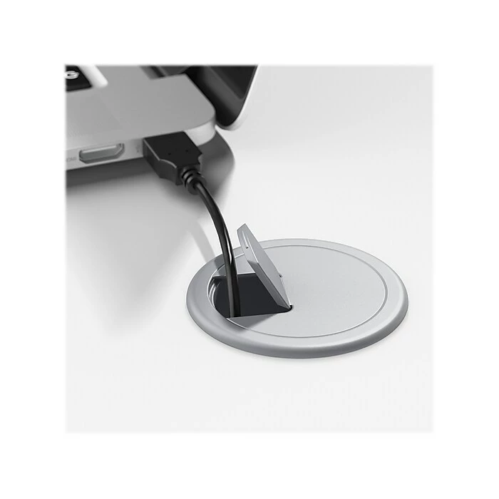 Bush Business Furniture Move 40 28"-48"H Electric Adjustable Standing Desk, White/Black (M4S4830WHBK) 9 Bush Business Furniture Move 40 28"-48"H Electric Adjustable Standing Desk, White/Black (M4S4830WHBK) - Image 7