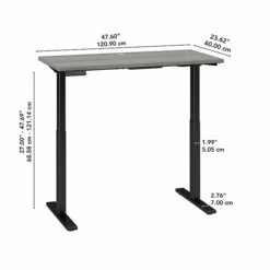 Bush Business Furniture Move 60 Series 27"-48" Adjustable Standing Desk, Platinum Gray/Black Powder Coat (M6S4824PGBK) 14 Bush Business Furniture Move 60 Series 27"-48" Adjustable Standing Desk, Platinum Gray/Black Powder Coat (M6S4824PGBK) -STAPLES Sales 2C828DF9 52F5 4D56 9A1A9B346C09AF20 sc7