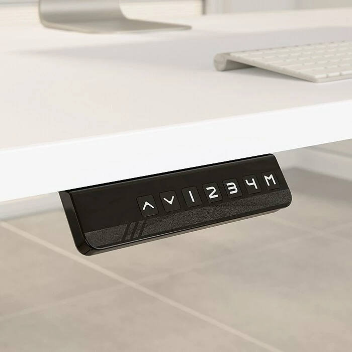 Bush Business Furniture Move 60 Series 27''-47'' Adjustable Standing Desk, White (M6S4830WHSK) 10 Bush Business Furniture Move 60 Series 27''-47'' Adjustable Standing Desk, White (M6S4830WHSK) - Image 8