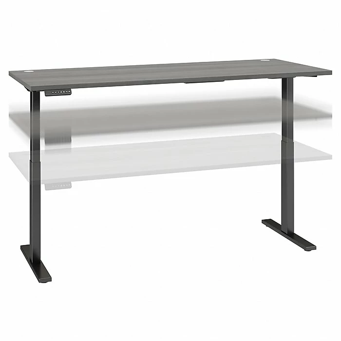 Bush Business Furniture Move 60 Series 27"-48" Adjustable Standing Desk, Platinum Gray/Black (M6S7230PGBK) 3 Bush Business Furniture Move 60 Series 27"-48" Adjustable Standing Desk, Platinum Gray/Black (M6S7230PGBK)