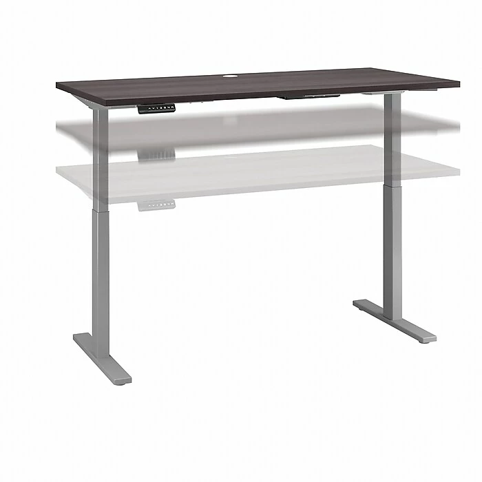 Bush Business Furniture Move 60 Series 27''-47'' Adjustable Standing Desk, Storm Gray (M6S6030SGSK) 3 Bush Business Furniture Move 60 Series 27''-47'' Adjustable Standing Desk, Storm Gray (M6S6030SGSK)