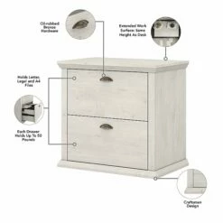 Bush Furniture Yorktown 2-Drawer Lateral File Cabinet, Letter/Legal, Linen White Oak, 30.98" (WC40480-03) 13 Bush Furniture Yorktown 2-Drawer Lateral File Cabinet, Letter/Legal, Linen White Oak, 30.98" (WC40480-03) -STAPLES Sales 44082D3D AB0D 4569 AF5D7C1EDF08620A sc7