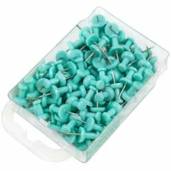 JAM Paper Push Pins, Teal, 2 Packs Of 100 (22432067A) 9 JAM Paper Push Pins, Teal, 2 Packs Of 100 (22432067A) -STAPLES Sales 457DFC8F DF1C 4E2D 9CCE62010CC66CCC sc7