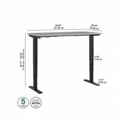 Bush Business Furniture Move 40 28"-48" Adjustable Standing Desk, Platinum Gray/Black (M4S6030PGBK) 14 Bush Business Furniture Move 40 28"-48" Adjustable Standing Desk, Platinum Gray/Black (M4S6030PGBK) -STAPLES Sales 45D53171 DEFC 455D B409A6823BAC611F sc7