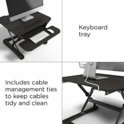 Union & Scale™ FlexFit™ 27" Adjustable Desk Riser, Black (UN44901-CC) 13 Union & Scale™ FlexFit™ 27" Adjustable Desk Riser, Black (UN44901-CC) -STAPLES Sales 4763FF71 6727 44F8 8FFCDBC429D93275 sc7