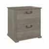 Bush Furniture Homestead 2-Drawer Lateral File Cabinet, Letter/Legal Size, Lockable, 30"H, Driftwood Gray (HOF129DG-03) -STAPLES Sales 498284E2 1E41 4957 97F942A7DAC224A7 sc7