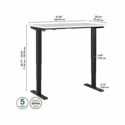 Bush Business Furniture Move 40 28"-48"H Electric Adjustable Standing Desk, White/Black (M4S4830WHBK) 14 Bush Business Furniture Move 40 28"-48"H Electric Adjustable Standing Desk, White/Black (M4S4830WHBK) -STAPLES Sales 4B8175BA 0CBB 4DFA 9A5A8EDF9346E7CB sc7