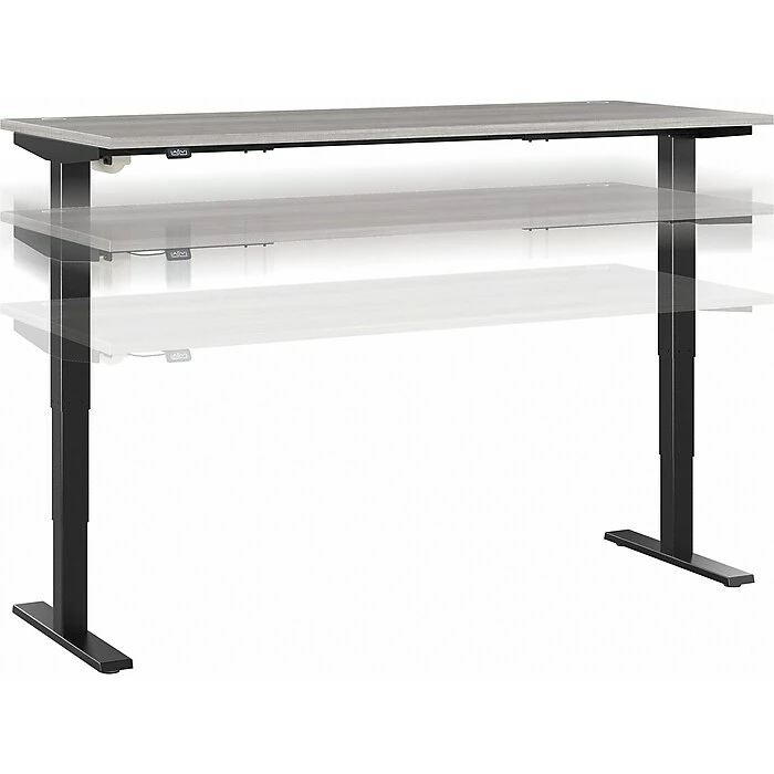 Bush Business Furniture Move 40 28"-48" Adjustable Standing Desk, Platinum Gray/Black (M4S7230PGBK) 3 Bush Business Furniture Move 40 28"-48" Adjustable Standing Desk, Platinum Gray/Black (M4S7230PGBK)