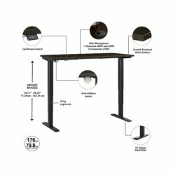 Bush Business Furniture Move 40 28"-48"H Electric Adjustable Standing Desk, Mocha Cherry/Black (M4S4824MRBK) 12 Bush Business Furniture Move 40 28"-48"H Electric Adjustable Standing Desk, Mocha Cherry/Black (M4S4824MRBK) -STAPLES Sales 4CF88E86 1AE1 4B6D 8FE4ED710DF04F4C sc7