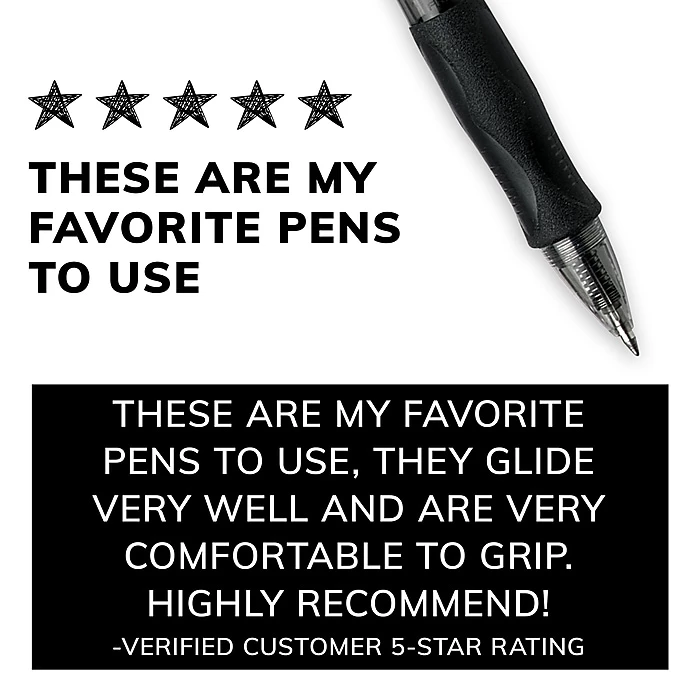 BIC Gel-ocity Original Retractable Gel Pens, Medium Point, Blue Ink, Dozen (31564/RLC11) 11 BIC Gel-ocity Original Retractable Gel Pens, Medium Point, Blue Ink, Dozen (31564/RLC11) - Image 9