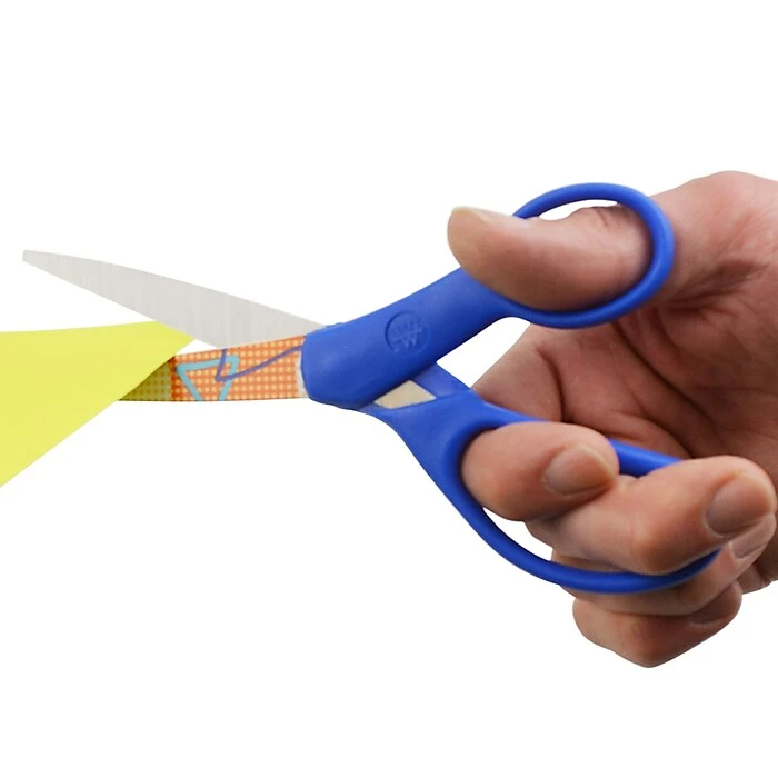 Westcott Fun And Fashion 8.66" Stainless Steel Scissors, Blunt Tip, Blue (16402) 9 Westcott Fun And Fashion 8.66" Stainless Steel Scissors, Blunt Tip, Blue (16402) - Image 7