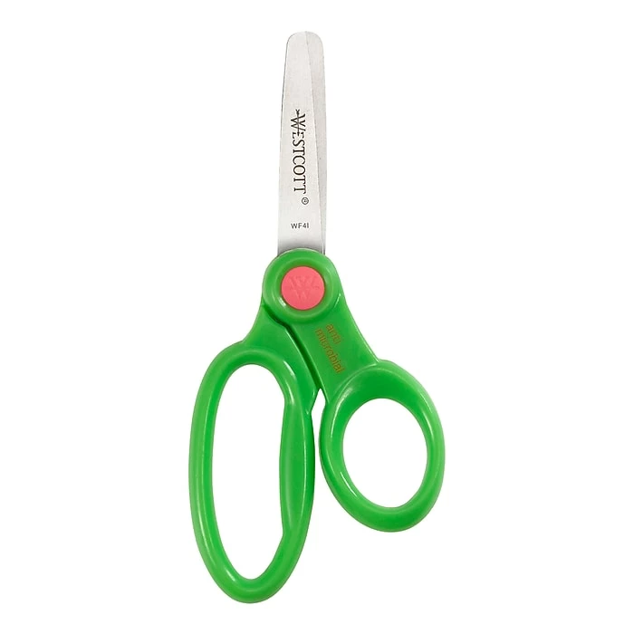 Westcott Student Pack 5" Stainless Steel Kid's Scissors, Blunt Tip, Assorted Colors, 12/Pack (ACM14871) 9 Westcott Student Pack 5" Stainless Steel Kid's Scissors, Blunt Tip, Assorted Colors, 12/Pack (ACM14871) - Image 7