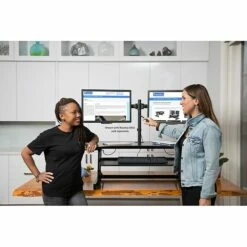 Rocelco 37"W Deluxe Adjustable Desk Riser With Energizing Anti-Fatique Mat (R DADRB-MAFM) 17 Rocelco 37"W Deluxe Adjustable Desk Riser With Energizing Anti-Fatique Mat (R DADRB-MAFM) -STAPLES Sales 535EDF6F 2D4D 444F 85AAB2DB6B33D854 sc7