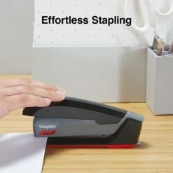 Staples One-Touch Desktop Stapler, 20 Sheet Capacity, Gray/Black/Red, 500 (44425) 16 Staples One-Touch Desktop Stapler, 20 Sheet Capacity, Gray/Black/Red, 500 (44425) -STAPLES Sales 5A3D45C2 24D4 4BB3 A157046D4F06CE5B sc7