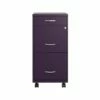 Space Solutions SOHO Organizer 3-Drawer Mobile File Cabinet, Letter Size, Lockable, 29.52"H X 18"D, Midnight Purple (25285) 1 Space Solutions SOHO Organizer 3-Drawer Mobile File Cabinet, Letter Size, Lockable, 29.52"H X 18"D, Midnight Purple (25285) -STAPLES Sales 5CC80DF4 ADB8 431E 8DD7CCFBE984D678 sc7