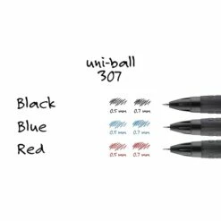 Uni-ball Uniball 307 Retractable Gel Pens, Medium Point, 0.7mm, Black Ink, 3/Pack (1919870) 18 Uni-ball Uniball 307 Retractable Gel Pens, Medium Point, 0.7mm, Black Ink, 3/Pack (1919870) -STAPLES Sales 61F66E65 E33F 4904 B7B11520D77B954E sc7