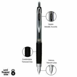Uni-ball Signo 207 Retractable Gel Pen, Fine Point, Black Ink, 5/Pack (1960240) 19 Uni-ball Signo 207 Retractable Gel Pen, Fine Point, Black Ink, 5/Pack (1960240) -STAPLES Sales 68CB77FF FFAC 4EF5 B3ED5A14F0205E59 sc7