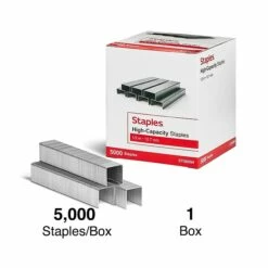 Staples High-Capacity Staples, 1/2" Leg Length, 5000/Box (TR58094) 8 Staples High-Capacity Staples, 1/2" Leg Length, 5000/Box (TR58094) -STAPLES Sales 69EA3036 22C0 414D BBDCF824A635F5C8 sc7