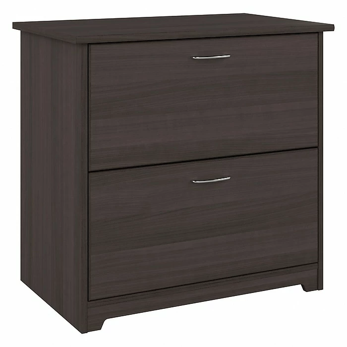 Bush Furniture Cabot Lateral File Cabinet, Heather Gray (WC31780) 3 Bush Furniture Cabot Lateral File Cabinet, Heather Gray (WC31780)