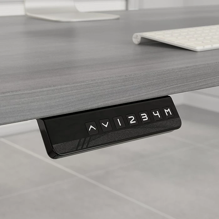Bush Business Furniture Move 60 Series 27"-48" Adjustable Standing Desk, Platinum Gray/Black (M6S7230PGBK) 9 Bush Business Furniture Move 60 Series 27"-48" Adjustable Standing Desk, Platinum Gray/Black (M6S7230PGBK) - Image 7