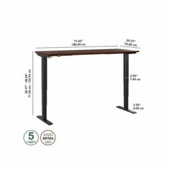 Bush Business Furniture Move 40 28"-48" Adjustable Standing Desk, Hansen Cherry/Black (M4S7230HCBK) 14 Bush Business Furniture Move 40 28"-48" Adjustable Standing Desk, Hansen Cherry/Black (M4S7230HCBK) -STAPLES Sales 6EFF6C9F 55F8 4711 B3DA438F35BE5462 sc7