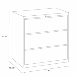 Staples HL8000 Commercial 3-Drawer Lateral File Cabinet, Locking, Letter/Legal, Putty/Beige, 42"W (23201D) 13 Staples HL8000 Commercial 3-Drawer Lateral File Cabinet, Locking, Letter/Legal, Putty/Beige, 42"W (23201D) -STAPLES Sales 7042B1CE 2291 41BF B8A87B325480128F sc7