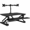 Mount-It! 6-17"H Adjustable Sit-Stand Desk Converter With Dual-Monitor Mount, Black (MI-8053) 2 Mount-It! 6-17"H Adjustable Sit-Stand Desk Converter With Dual-Monitor Mount, Black (MI-8053) -STAPLES Sales 72600430 1B73 4D74 8725D0CF5D5933F2 sc7