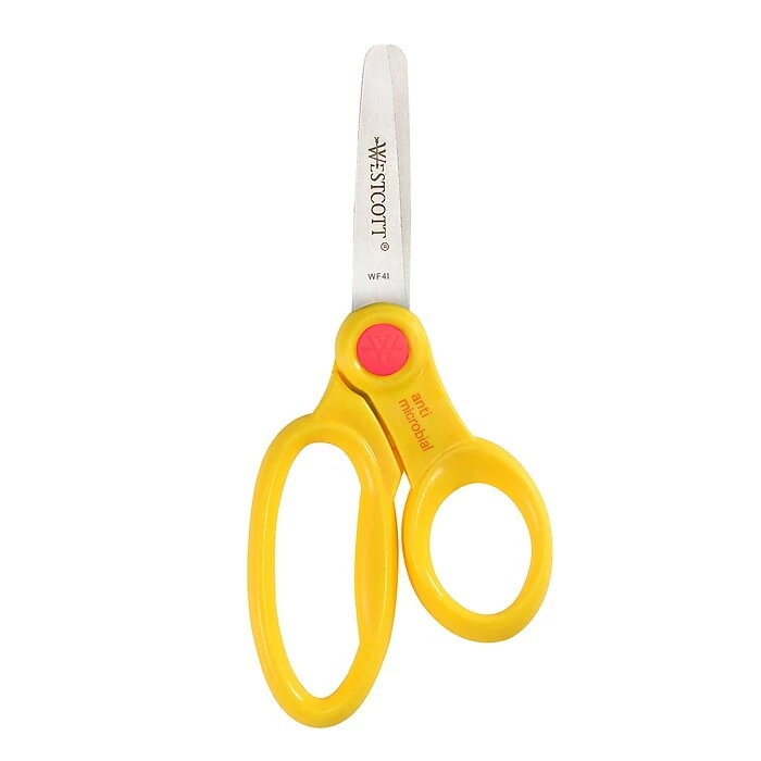 Westcott Student Pack 5" Stainless Steel Kid's Scissors, Blunt Tip, Assorted Colors, 12/Pack (ACM14871) 6 Westcott Student Pack 5" Stainless Steel Kid's Scissors, Blunt Tip, Assorted Colors, 12/Pack (ACM14871) - Image 4