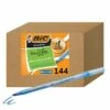 BIC Round Stic Xtra Life Ballpoint Pen, Medium Point, Blue Ink, 144/Pack (GSM144AZ-BLU) 1 BIC Round Stic Xtra Life Ballpoint Pen, Medium Point, Blue Ink, 144/Pack (GSM144AZ-BLU) -STAPLES Sales 7994895F 4E52 47D8 AFFACAD06349BBC5 sc7