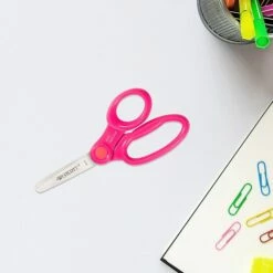 Westcott Student Pack 5" Stainless Steel Kid's Scissors, Blunt Tip, Assorted Colors, 12/Pack (ACM14871) 17 Westcott Student Pack 5" Stainless Steel Kid's Scissors, Blunt Tip, Assorted Colors, 12/Pack (ACM14871) -STAPLES Sales 7E2FC1C3 BED5 4A43 9C687BA5946702BC sc7