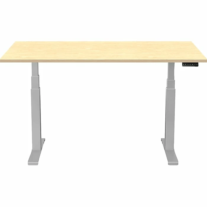 Fellowes Cambio 24.75"-50.25"H Adjustable Standing Desk, Maple (9788601) 4 Fellowes Cambio 24.75"-50.25"H Adjustable Standing Desk, Maple (9788601) - Image 2
