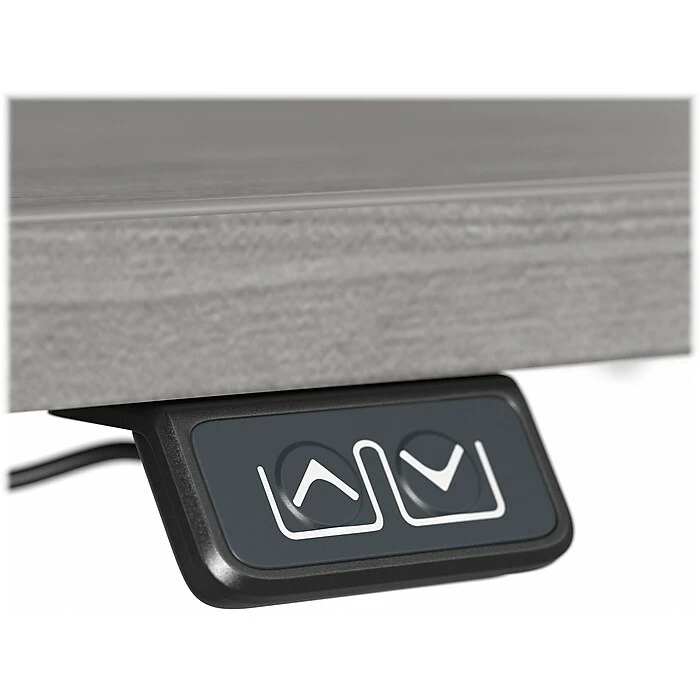Bush Business Furniture Move 40 28"-48"H Electric Adjustable Standing Desk, Platinum Gray/Black (M4S4824PGBK) 8 Bush Business Furniture Move 40 28"-48"H Electric Adjustable Standing Desk, Platinum Gray/Black (M4S4824PGBK) - Image 6