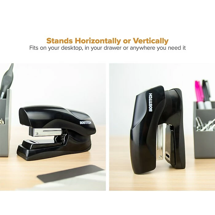 Bostitch Flat Clinch Desktop Stapler, 40 Sheet Capacity, Black (B175-BLK) 6 Bostitch Flat Clinch Desktop Stapler, 40 Sheet Capacity, Black (B175-BLK) - Image 4