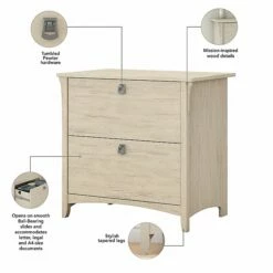 Bush Furniture Salinas Lateral File Cabinet, Antique White (SAF132AW-03) 14 Bush Furniture Salinas Lateral File Cabinet, Antique White (SAF132AW-03) -STAPLES Sales 883FBDBC E72D 4FF9 A9C5F581E35F972B sc7