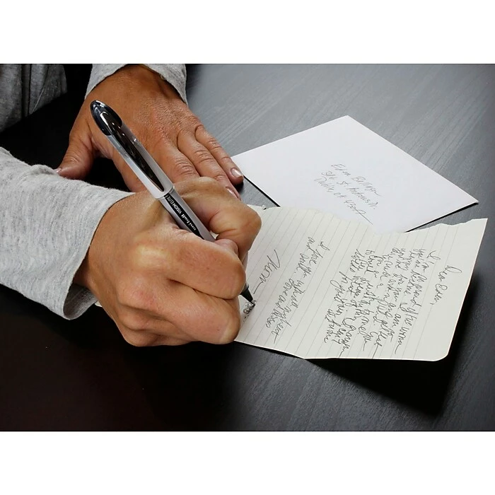 Uni-ball VISION ELITE Rollerball Pen, Micro Point, Black Ink, 4/Pack (69112) 8 Uni-ball VISION ELITE Rollerball Pen, Micro Point, Black Ink, 4/Pack (69112) - Image 6