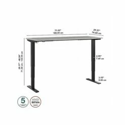 Bush Business Furniture Move 40 28"-48" Adjustable Standing Desk, Platinum Gray/Black (M4S7230PGBK) 14 Bush Business Furniture Move 40 28"-48" Adjustable Standing Desk, Platinum Gray/Black (M4S7230PGBK) -STAPLES Sales 8F12049E CBB4 4C38 B6B9F95E9F251208 sc7